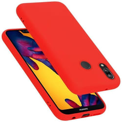 Coque pour Huawei P20 LITE 2018 / NOVA 3E Housse en LIQUID RED Etui Case Cover Protection en Silicone TPU telephone portable