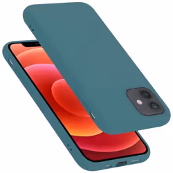 Coque pour Apple iPhone 12 MINI Housse en LIQUID GREEN Etui Case Cover Protection en Silicone TPU telephone portable