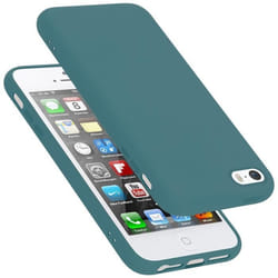 Coque pour Apple iPhone 5 / 5S / SE 2016 Housse en LIQUID GREEN Etui Case Cover Protection en Silicone TPU telephone portable