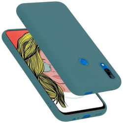 Coque pour Huawei P SMART Z / Y9 PRIME 2019 / Enjoy 10 PLUS Housse en LIQUID GREEN Etui Case Cover Protection en Silicone TPU