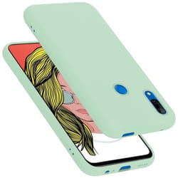 Coque pour Huawei P SMART Z / Y9 PRIME 2019 / Enjoy 10 PLUS Housse en LIQUID LIGHT GREEN Etui Case Cover Protection en Silicone TPU