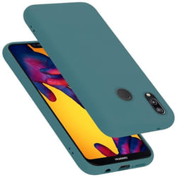 Coque pour Huawei P20 LITE 2018 / NOVA 3E Housse en LIQUID GREEN Etui Case Cover Protection en Silicone TPU telephone portable