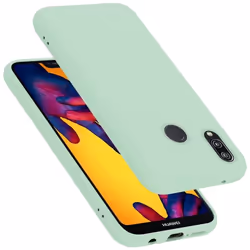 Coque pour Huawei P20 LITE 2018 / NOVA 3E Housse en LIQUID LIGHT GREEN Etui Case Cover Protection en Silicone TPU telephone