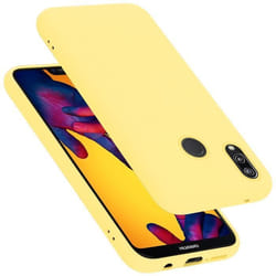 Coque pour Huawei P20 LITE 2018 / NOVA 3E Housse en LIQUID YELLOW Etui Case Cover Protection en Silicone TPU telephone portable