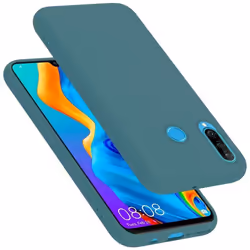 Coque pour Huawei P30 LITE Housse en LIQUID GREEN Etui Case Cover Protection en Silicone TPU telephone portable