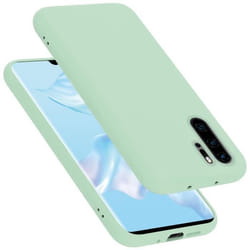 Coque pour Huawei P30 PRO Housse en LIQUID LIGHT GREEN Etui Case Cover Protection en Silicone TPU telephone portable