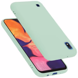 Coque - CADORABO - Samsung Galaxy A10 / M10 - LIQUID LIGHT GREEN - Silicone TPU - Protection chocs