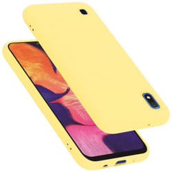 Coque pour Samsung Galaxy A10 / M10 Housse en LIQUID YELLOW Etui Case Cover Protection en Silicone TPU telephone portable