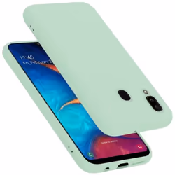 Coque - CADORABO - Samsung Galaxy A20/A30/M10s - LIQUID LIGHT GREEN - Silicone TPU - Protection chocs