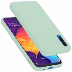 Coque - CADORABO - Samsung Galaxy A50 4G / A50s / A30s - Silicone TPU - LIQUID LIGHT GREEN - Protection chocs