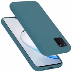 Coque pour Samsung Galaxy A81 / NOTE 10 LITE / M60s Housse en LIQUID GREEN Etui Case Cover Protection en Silicone TPU telepho ...