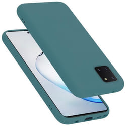 Coque pour Samsung Galaxy A81 / NOTE 10 LITE / M60s Housse en LIQUID GREEN Etui Case Cover Protection en Silicone TPU telephone