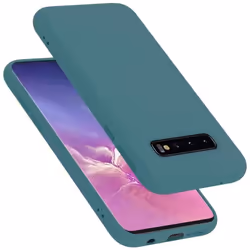Coque - CADORABO - Samsung Galaxy S10 4G - Silicone TPU - Vert clair - Protection chocs