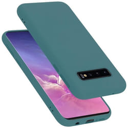 Coque - CADORABO - Samsung Galaxy S10 4G - Silicone TPU - Vert clair - Protection chocs