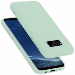 Coque pour Samsung Galaxy S8 PLUS Housse en LIQUID LIGHT GREEN Etui Case Cover Protection en Silicone TPU telephone portable