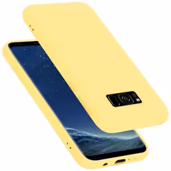 Coque pour Samsung Galaxy S8 PLUS Housse en LIQUID YELLOW Etui Case Cover Protection en Silicone TPU telephone portable
