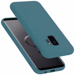 Coque pour Samsung Galaxy S9 Housse en LIQUID GREEN Etui Case Cover Protection en Silicone TPU telephone portable