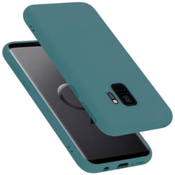 Coque pour Samsung Galaxy S9 Housse en LIQUID GREEN Etui Case Cover Protection en Silicone TPU telephone portable
