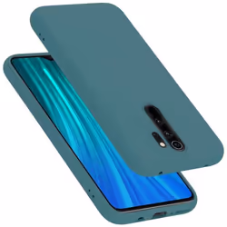 Coque pour Xiaomi RedMi NOTE 8 PRO Housse en LIQUID GREEN Etui Case Cover Protection en Silicone TPU telephone portable