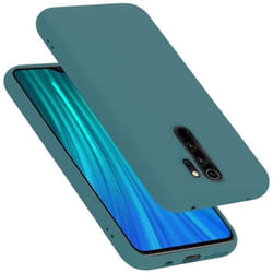 Coque pour Xiaomi RedMi NOTE 8 PRO Housse en LIQUID GREEN Etui Case Cover Protection en Silicone TPU telephone portable