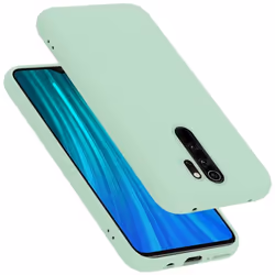 Coque pour Xiaomi RedMi NOTE 8 PRO Housse en LIQUID LIGHT GREEN Etui Case Cover Protection en Silicone TPU telephone portable
