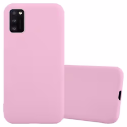 Coque pour Samsung Galaxy A41 Etui en CANDY ROSE VIF Housse Case Cover Protection Silicone TPU Case