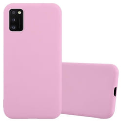 Coque pour Samsung Galaxy A41 Etui en CANDY ROSE VIF Housse Case Cover Protection Silicone TPU Case
