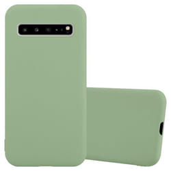 Coque pour Samsung Galaxy S10 5G Etui en CANDY VERT PASTEL Housse Case Cover Protection Silicone TPU Case