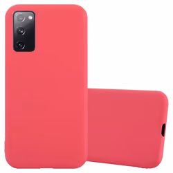 Coque pour Samsung Galaxy S20 FE Etui en CANDY ROUGE Housse Case Cover Protection Silicone TPU Case