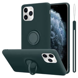 Coque pour Apple iPhone 11 PRO Housse en LIQUID GREEN Etui Case Cover Protection en Silicone TPU telephone portable