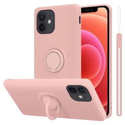 Coque pour Apple iPhone 12 MINI Housse en LIQUID PINK Etui Case Cover Protection en Silicone TPU telephone portable