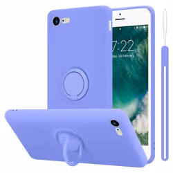 Coque pour Apple iPhone 7 / 7S / 8 / SE 2020 Housse en LIQUID LIGHT PURPLE Etui Case Cover Protection en Silicone TPU telepho ...