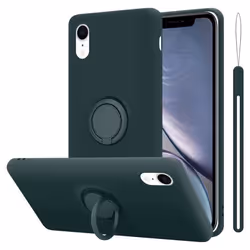 Coque pour Apple iPhone XR Housse en LIQUID GREEN Etui Case Cover Protection en Silicone TPU telephone portable