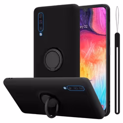 Coque pour Samsung Galaxy A50 4G / A50s / A30s Housse en LIQUID BLACK Etui Case Cover Protection en Silicone TPU telephone po ...
