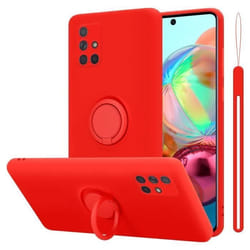 Coque de téléphone - CADORABO - Samsung Galaxy A51 4G / M40s - Silicone TPU - Rouge - Protection chocs