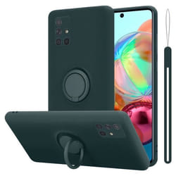 Coque pour Samsung Galaxy A51 4G / M40s Housse en LIQUID GREEN Etui Case Cover Protection en Silicone TPU telephone portable