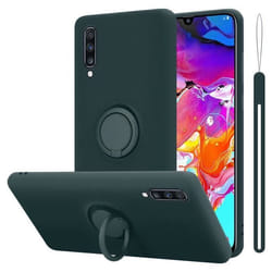 Coque pour Samsung Galaxy A70 / A70s Housse en LIQUID GREEN Etui Case Cover Protection en Silicone TPU telephone portable