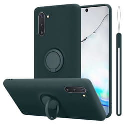Coque pour Samsung Galaxy NOTE 10 Housse en LIQUID GREEN Etui Case Cover Protection en Silicone TPU telephone portable