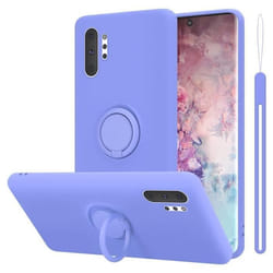 Coque pour Samsung Galaxy NOTE 10 PLUS Housse en LIQUID LIGHT PURPLE Etui Case Cover Protection en Silicone TPU telephone portable