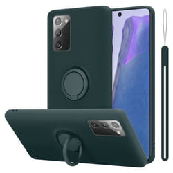Coque pour Samsung Galaxy NOTE 20 Housse en LIQUID GREEN Etui Case Cover Protection en Silicone TPU telephone portable