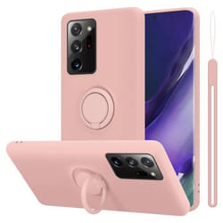 Coque pour Samsung Galaxy NOTE 20 ULTRA Housse en LIQUID PINK Etui Case Cover Protection en Silicone TPU telephone portable