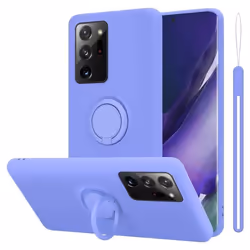 Coque pour Samsung Galaxy NOTE 20 ULTRA Housse en LIQUID LIGHT PURPLE Etui Case Cover Protection en Silicone TPU telephone po ...