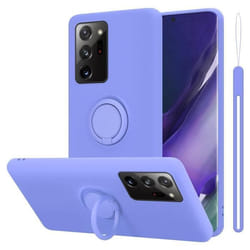 Coque pour Samsung Galaxy NOTE 20 ULTRA Housse en LIQUID LIGHT PURPLE Etui Case Cover Protection en Silicone TPU telephone portable