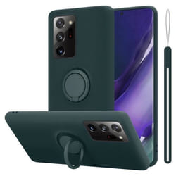 Coque pour Samsung Galaxy NOTE 20 ULTRA Housse en LIQUID GREEN Etui Case Cover Protection en Silicone TPU telephone portable