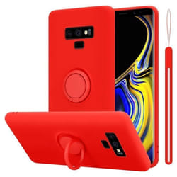 Coque pour Samsung Galaxy NOTE 9 Housse en LIQUID RED Etui Case Cover Protection en Silicone TPU telephone portable