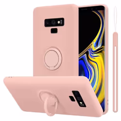 Coque pour Samsung Galaxy NOTE 9 Housse en LIQUID PINK Etui Case Cover Protection en Silicone TPU telephone portable