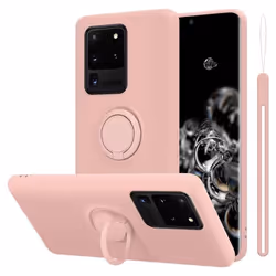 Coque pour Samsung Galaxy S20 ULTRA Housse en LIQUID PINK Etui Case Cover Protection en Silicone TPU telephone portable
