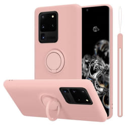 Coque pour Samsung Galaxy S20 ULTRA Housse en LIQUID PINK Etui Case Cover Protection en Silicone TPU telephone portable