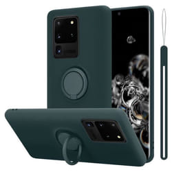 Coque pour Samsung Galaxy S20 ULTRA Housse en LIQUID GREEN Etui Case Cover Protection en Silicone TPU telephone portable