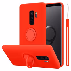 Coque - CADORABO - Samsung Galaxy S9 PLUS - Protection en silicone TPU - Design fin et léger - Rouge